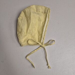 Briar Yellow Linen Bonnet Sz 2-4